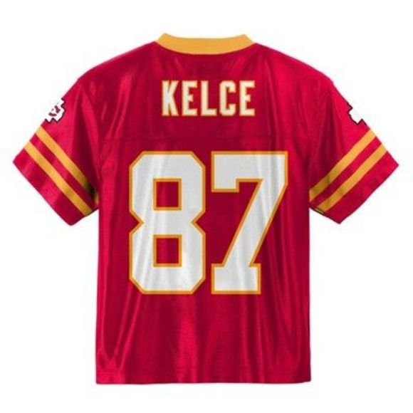 NFL Kansas City Chiefs Boys' Short Sleeve Kelce Jersey - L - Picture 2 of 2